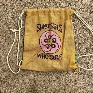 Tuwa Designs Earth Conscience Burlap Backpack Smart Girls Who Surf